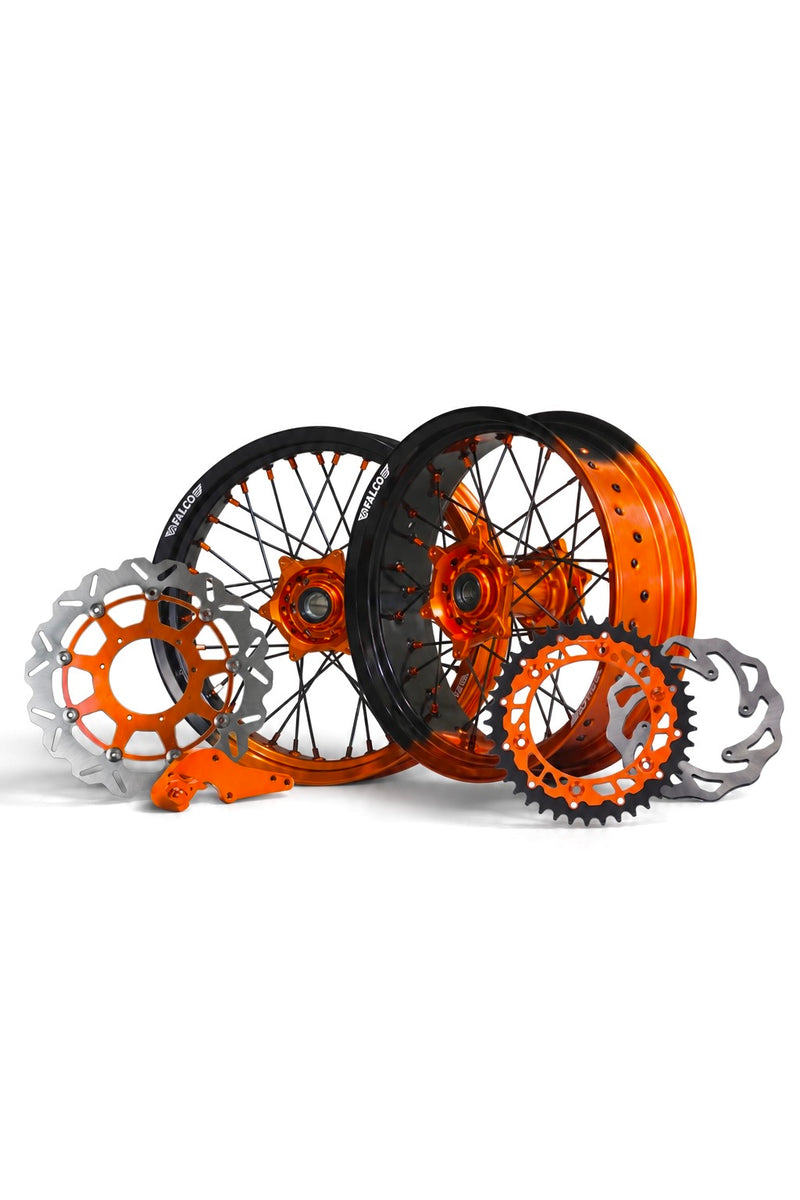 Kit SUPERMOTARD BICOLORE DEGRADE FALCO® 100% PERSONNALISABLES