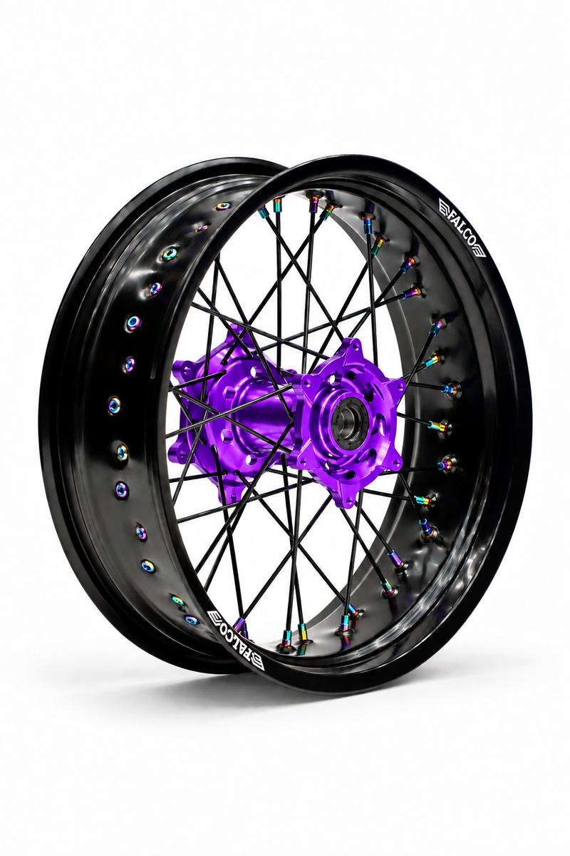 JANTE ARRIERE SUPERMOTARD 100% PERSONNALISABLES FALCO®