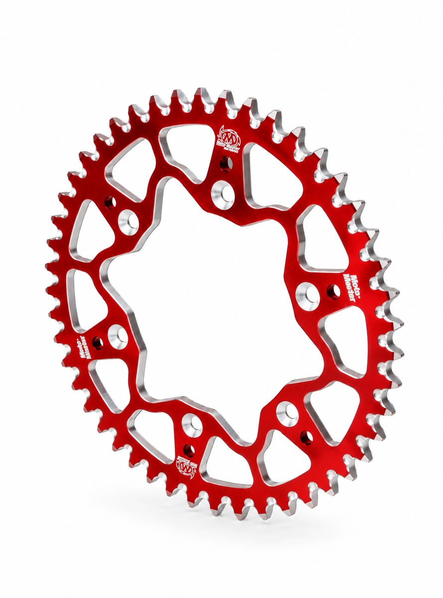 Couronne en Aluminium Moto-Master 7075 Series 520 KTM / Husqvarna / Gasgas / Triumph / Husaberg / Stark - Rouge